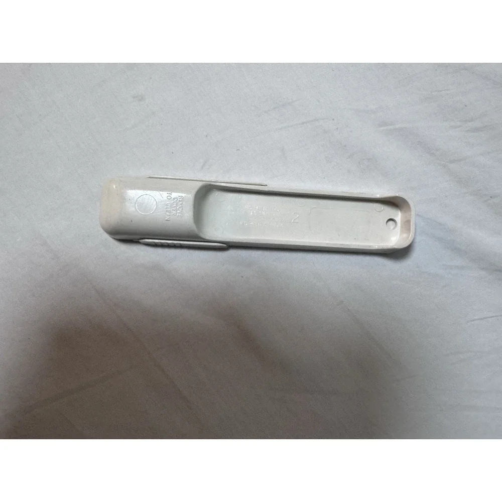 PAMPERED CHEF White Adjustable Measuring Spoon Teaspoon Tsp USA Made Cooking